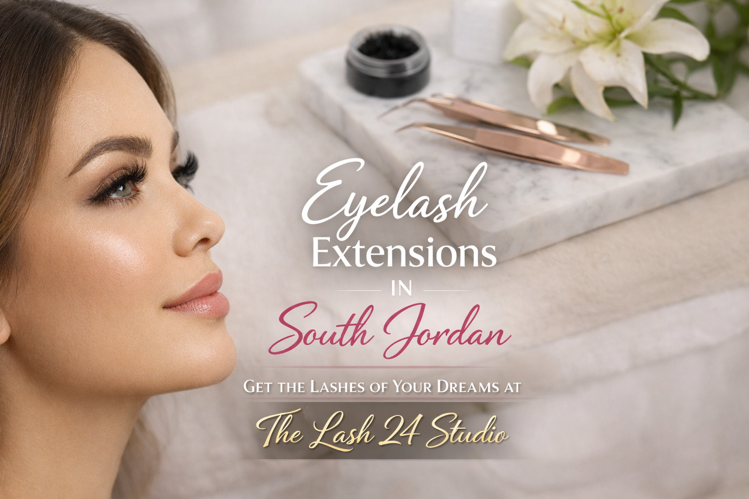 South Jordan eyelash extensions at The Lash 24 Studio