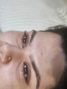 Classic full set cat-eye eyelash extensions at The Lash 24 Studio in Riverton.