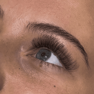 Hybrid Eyelash Extensions for our Riverton, UT client craving the perfect blend of natural and glam